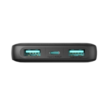 Joyroom Powerbank 10000 mAh USB-C USB-A 22,5 W – Schwarz