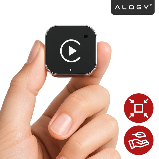 Adapter Bezprzewodowy Apple CarPlay i Android Auto do Auta, Plug & Play z Portem USB-A + Przejściówka USB-C, Szybkie Połączenie i Stabilna Transmisja, Alogy AutoConnect™