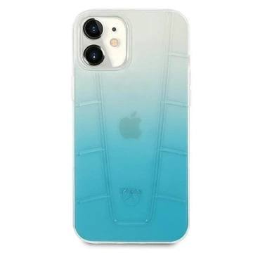 Etui ochronne Mercedes MEHCP12SCLGBL do Apple iPhone 12 Mini 5,4" niebieski/blue hardcase Transparent Line