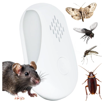 Schreibtischventilator, Standventilator, kleiner Umwälzventilator mit Clip, kabelloser Handventilator, 500 mAh, USB-C, Alogy White
