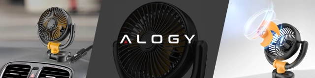 Mały Wentylator Mini wiatrak samochodowy na kokpit deskę rozdzielczą pod zapalniczkę do samochodu 12V cichy Alogy Car Czarny