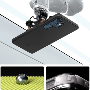 Samsung Galaxy S25 Ultra Schwarze Spigen Thin Fit Mag MagSafe Hülle