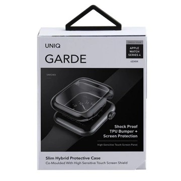UNIQ Garde Schutzhülle für Apple Watch Series 4/5/6/SE 40mm grau/rauchgrau