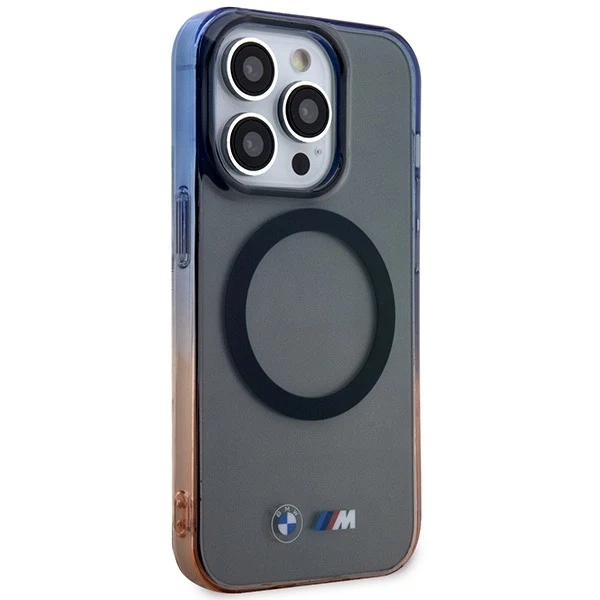 Etui BMW BMHMP14LHTGE do iPhone 14 Pro 6.1" hardcase Gradient Bumper MagSafe