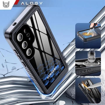Etui Wodoodporne do Samsung Galaxy S25 Ultra Alogy HydroArmor™ IP68 Case z przezroczystym tyłem Pancerna obudowa 360