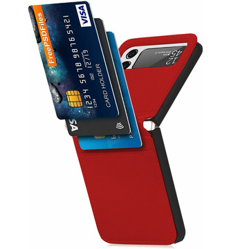 Handyhülle Alogy Clear Case für Samsung Galaxy Z Flip 3 5G Rot