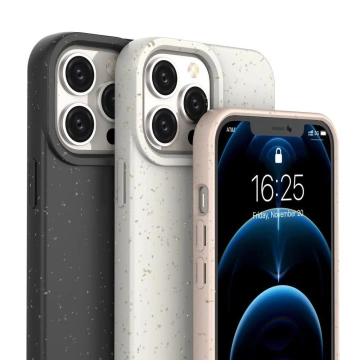 Eco Case für iPhone 14 Plus Weiße abbaubare Silikonhülle