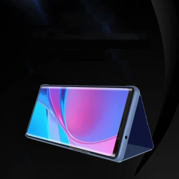 Clear View Case Flip Cover für Samsung Galaxy M53 5G schwarz
