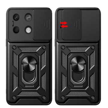 Etui Camshield Pro für Xiaomi Redmi Note 13 5G Schwarz