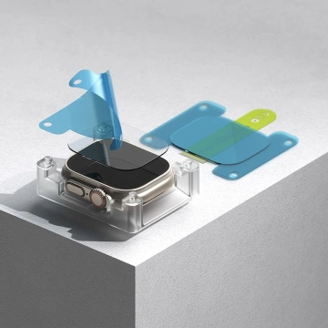Szkło hartowane na Apple Watch Ultra 1/2 49 mm Ringke Easy Slide Clear
