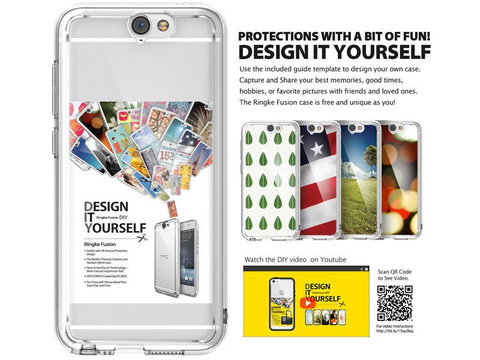 Etui ringke fusion htc one a9 smoke black