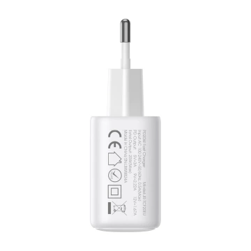 Joyroom Netzwerkladegerät 2x USB-C 20W PD / QC 3.0 - Weiß