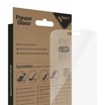 Szkło PanzerGlass Classic Fit do iPhone 14 Pro Max 6,7" Screen Protection Antibacterial 2770