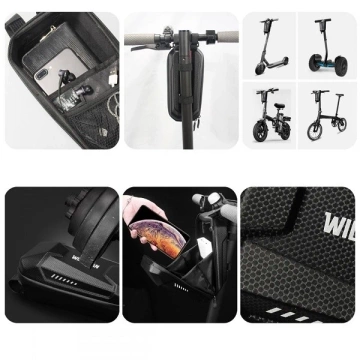 Rollertasche WILDMAN M ES8 2L Schwarze Lenkertasche