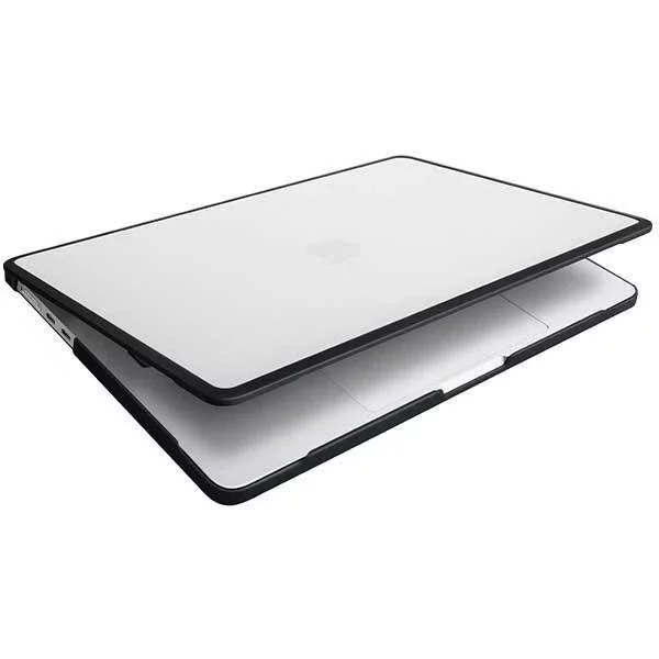 UNIQ Venture Laptoptasche für MacBook Air 13 (2018 -2022) schwarz/mitternachtsschwarz