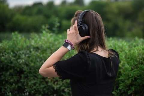 Forcell F-Audio ANC Pro Sound Craft Kabellose On-Ear-Kopfhörer Schwarz