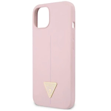 Guess GUHCP13SSLTGU iPhone 13 mini 5,4" fioletowy/lila Hardcase Silikondreieck