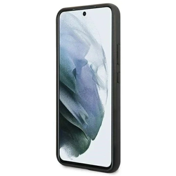 Etui Hardcase BMW BMHCS22MPUCARTCBK für Galaxy S22 S906 M Collection Triangles schwarz/czarny