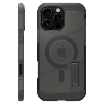 Etui Spigen Tough Armor „T“ Mag MagSafe iPhone 16 Pro Max Schwarz