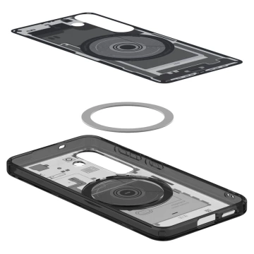 Etui für Samsung Galaxy S25 Schwarz Spigen Ultra Hybrid Mag MagSafe