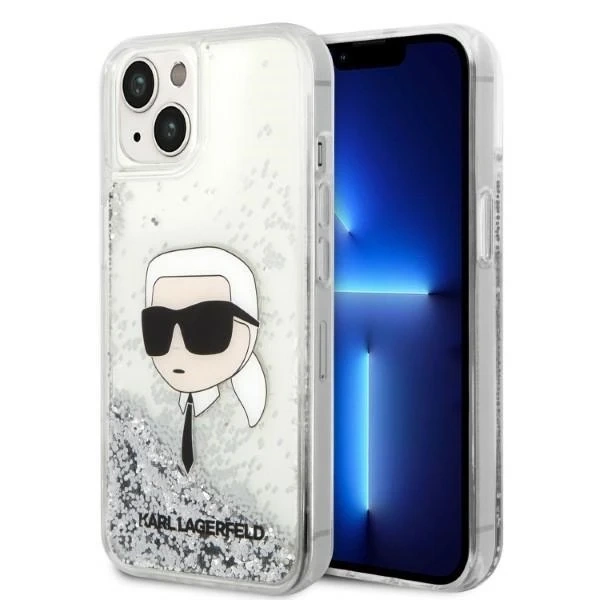 Etui Karl Lagerfeld KLHCP14MLNKHCH für iPhone 14 Plus 6,7" Hardcase Glitter Karl Head