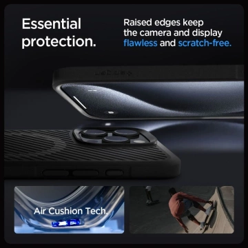 Etui Spigen Core Armor Mag MagSafe für Apple iPhone 16 Pro Max Mattschwarz