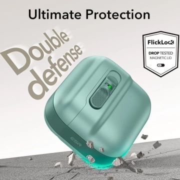 Etui ESR Pulse HaloLock MagSafe do AirPods 4 Zielone