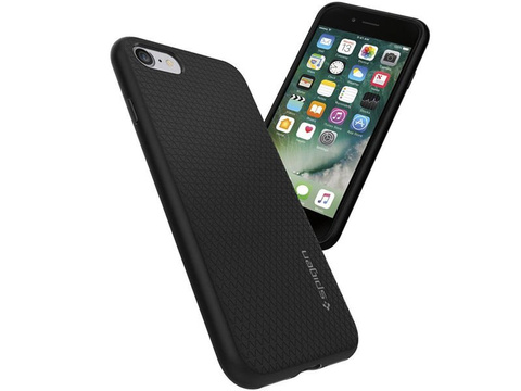 Spigen Liquid Air Apple iPhone 7/8 / SE 2022/2020 Schwarzes Glasgehäuse