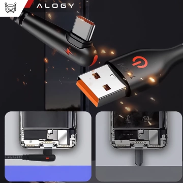 HUB-Splitter Alogy-Adapter für Computer-Laptop mit USB-C auf 3x USB-A 2.0 1x USB-A 3.0 Grau