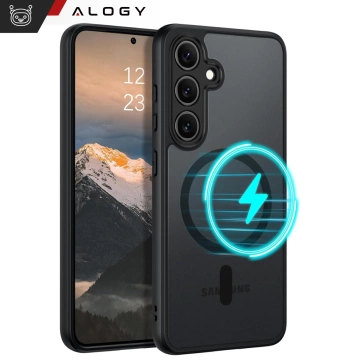 Hülle für Apple iPhone 16 Pro Max Alogy Anti-Shock Hybrid Case für MagSafe Transparent