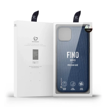 Dux Ducis Fino Schutzhülle iPhone 14 Plus blaues Nylon