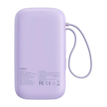 Powerbank Baseus QPow 2 20000 mAh 30 W 2xUSB-C Lila