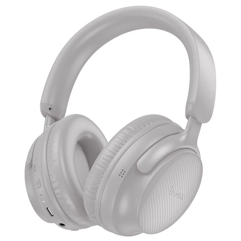 Hoco W53 Plus Bluetooth 5.4 – czarne słuchawki nauszne ANC, 90 h odtwarzania