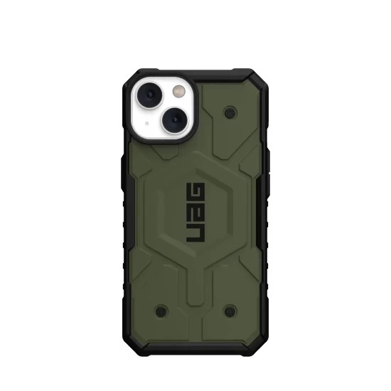UAG Pathfinder - Schutzhülle für iPhone 14 Plus kompatibel mit MagSafe (oliv)