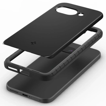 Google Pixel 9a Spigen Thin Fit Mag MagSafe Schwarze Hülle