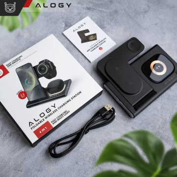 Kabelloses Ladegerät für Samsung: 3-in-1 kabellose Ladestation für Samsung Galaxy Watch 7/6/5/4/3 Pro Classic, Galaxy Buds für S24 Ultra, S23, S22, S21, S20, Note 20/10, Z Fold