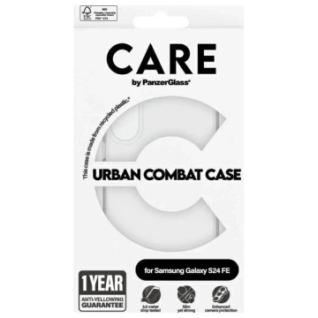 Hülle für Samsung Galaxy S24 FE CARE von PanzerGlass Urban Combat Case Schwarz