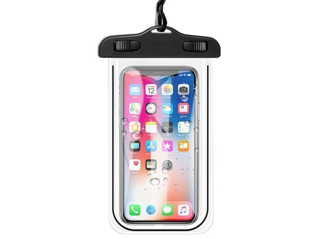 Etui x2 wodoodporne Alogy wodoszczelne uniwersalne IPX8 do 6.5" Czarne