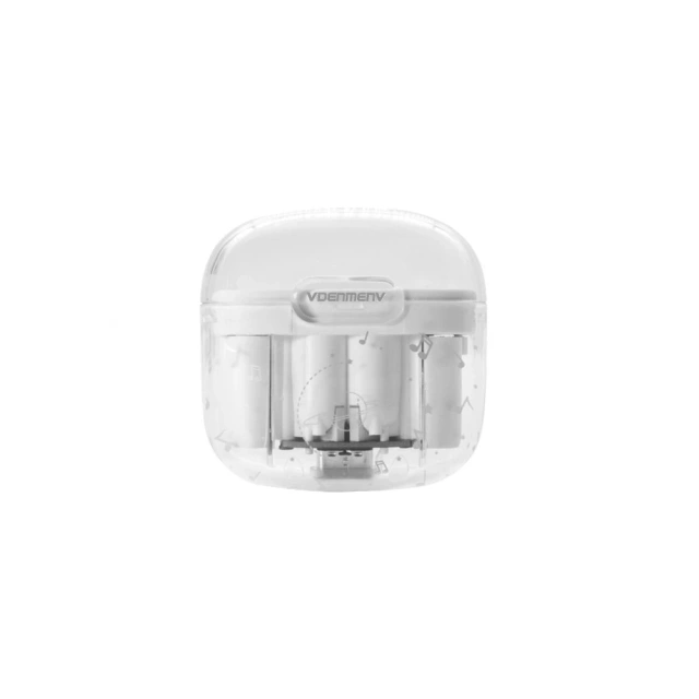 Słuchawki Bluetooth Denmen DL29 TWS Białe Etui Ładowanie Stereo
