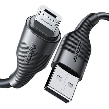 Joyroom USB-Kabel - Micro-USB zum Laden / Datenübertragung 3A 1m schwarz (S-1030M12)
