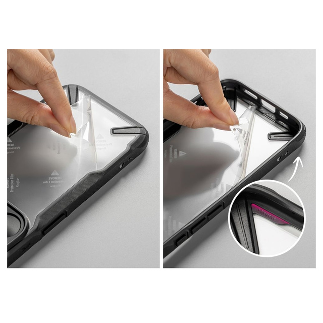 Etui do Samsung Galaxy A35 5G pancerne obudowa case plecki cover Ringke Fusion X Black