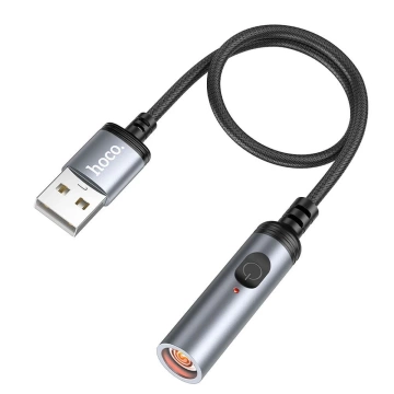 HOCO Zigarettenanzünder-Adapter auf USB-A-Anschluss UA30 0,3 m, Schwarz