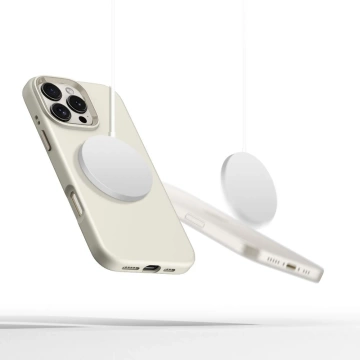Etui für iPhone 16 Pro Max Tech-Protect Silicone Pure MagSafe Latte