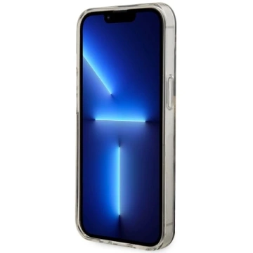 Etui für Telefon Guess GUHMP14MHTMRSK für Apple iPhone 14 Plus 6.7" Czarny/Black Hardcase Golden Marble MagSafe