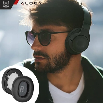 Nauszniki 2x wymienne pady gąbki do słuchawek do JBL Tune 700BT 710BT 720BT 750BTNC Alogy Earpads Czarne