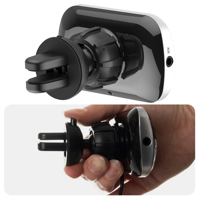 Transmiter FM Ładowarka samochodowa Bluetooth 2x USB QC 3.0 MP3 Quick Charge Czarny