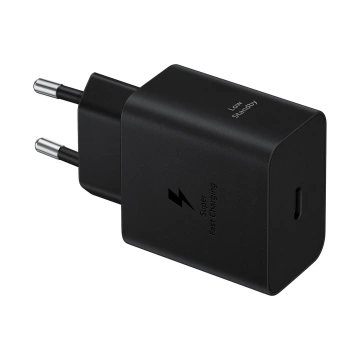 Samsung 45W 4.05A 1x USB-C Wandladegerät Schnellladefunktion PD PPS - Schwarz