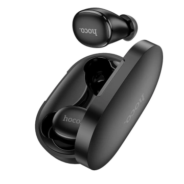 HOCO EW11 Kabellose Bluetooth TWS-Kopfhörer – Schwarz mit Ladeetui
