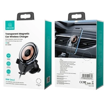 USAMS US-CD164 15W 2in1 Magnetischer Induktionshalter für Lüftungsgitter Banner CD164DZ02