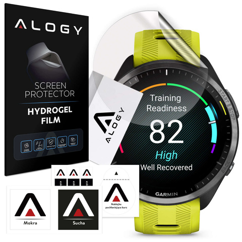 Folia ochronna Hydrożelowa hydrogel Alogy do smartwatcha do Garmin Forerunner 965